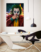 Smoking Joker Pt.1 by Arcadia Wiryawan on GIANT ART - red digital painting