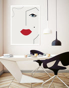 Marilyn Monroe by Camilla Victoria Szilagyi on GIANT ART - red digital drawing