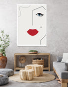 Marilyn Monroe by Camilla Victoria Szilagyi on GIANT ART - red digital drawing