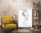 Toilet Paper Roll Patent by Finlay McNevin on GIANT ART - white typography