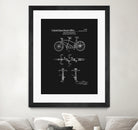 Tandem Bicycle Patent - Black by Finlay McNevin on GIANT ART - black typography