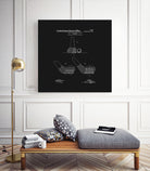 Golf Club Patent - Black by Finlay McNevin on GIANT ART - black typography