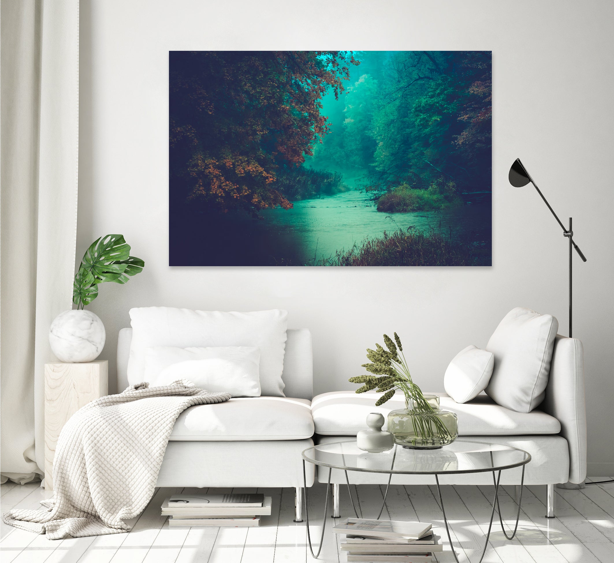 Sanctuary by Kristin Hunt on GIANT ART - blue processing/programming