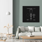 Stethoscope Patent - Black by Finlay McNevin on GIANT ART - black typography