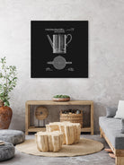 Coffee Press Patent - Black by Finlay McNevin on GIANT ART - black typography