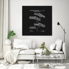 Breech Loading Rifle Patent - Black by Finlay McNevin on GIANT ART - black typography