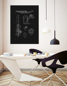 Bong Patent - Black by Finlay McNevin on GIANT ART - black typography
