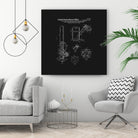 Bong Patent - Black by Finlay McNevin on GIANT ART - black typography