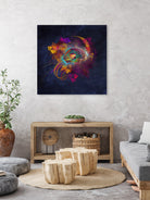 fractal Other Side by Justyna Jaszke on GIANT ART - blue digital painting