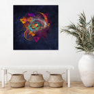 fractal Other Side by Justyna Jaszke on GIANT ART - blue digital painting
