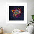 fractal Other Side by Justyna Jaszke on GIANT ART - blue digital painting