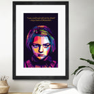 Arya Stark of Winterfell by johan musa on GIANT ART - red photo illustration