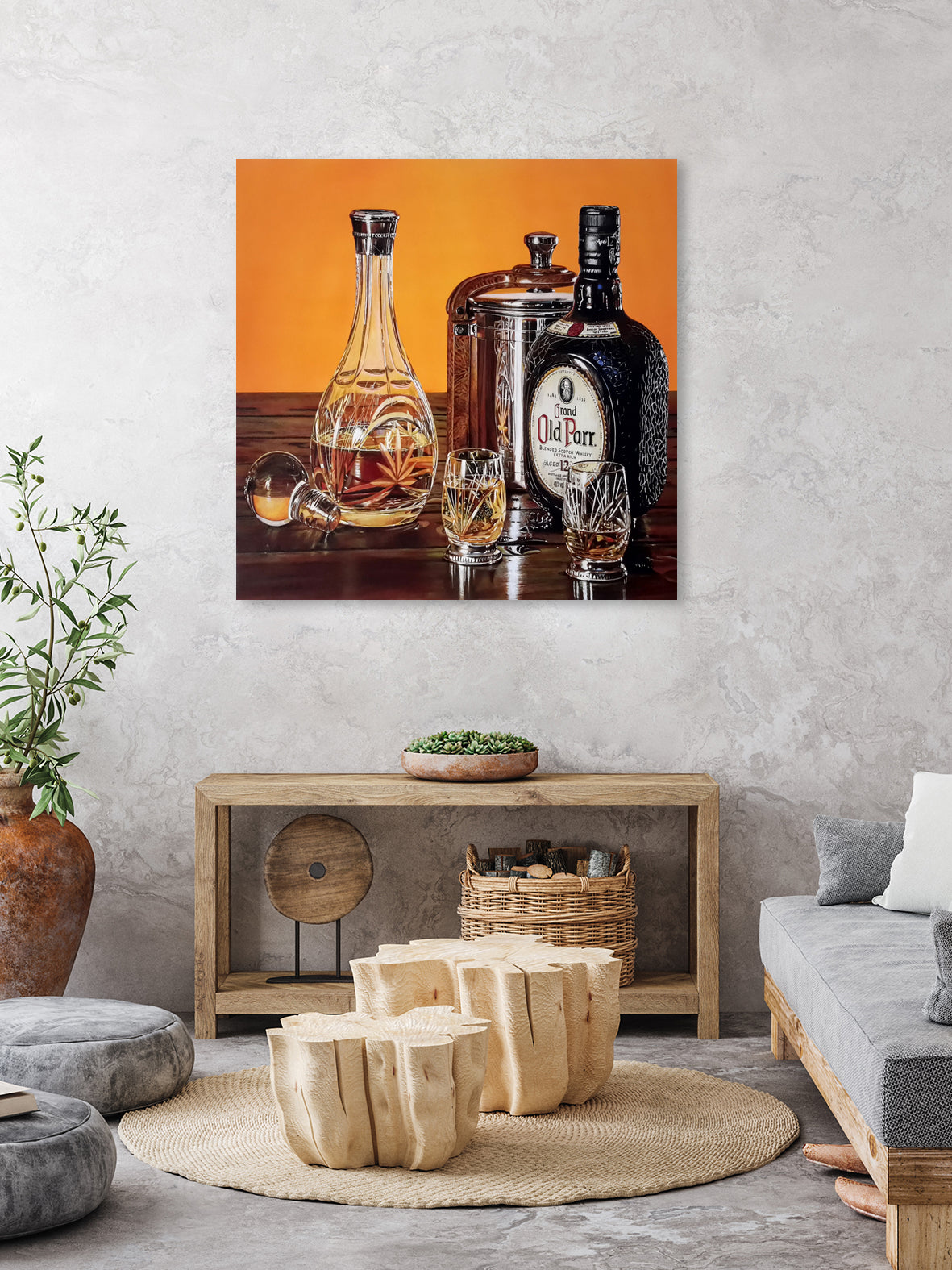 After Hours II by João Bello on GIANT ART - orange mixed media