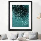 Teal Mermaid Ocean Glitter #3 #shiny #decor #art by Anita & Bella Jantz on GIANT ART - green photo illustration