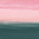Touching Teal Pink Watercolor Abstract #1 #painting by Anita & Bella Jantz on GIANT ART - pink digital painting