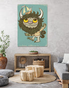 An Ode To Wild Things by Craig Watkins on GIANT ART - blue character design