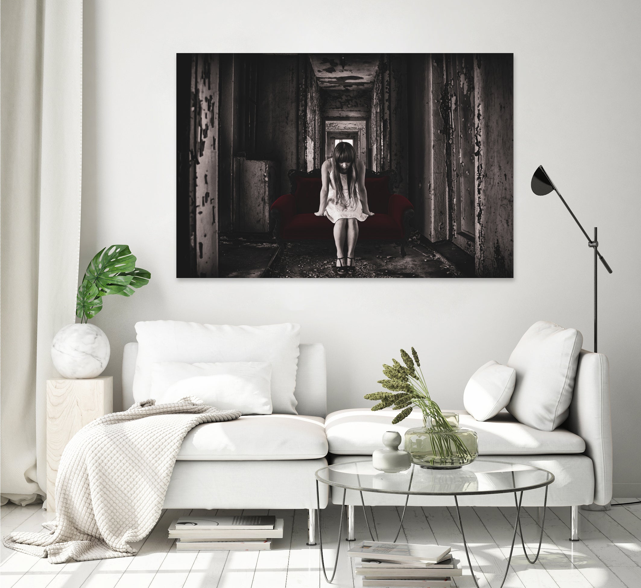 You Can't Go Back Home by Randy Turnbow on GIANT ART - red photo manipulation