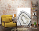 White Agate Gold Foil Glam #1 #gem #decor #art by Anita & Bella Jantz on GIANT ART - gray photo illustration