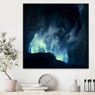 spaces XVIII - at night by Dirk Wüstenhagen on GIANT ART - blue digital painting