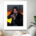 John Wick - Indestructible! by Dan Avenell on GIANT ART - black character design
