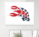 AMALFI LOBSTER CREAM by Thomas Fernez on GIANT ART - red digital drawing
