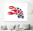 AMALFI LOBSTER CREAM by Thomas Fernez on GIANT ART - red digital drawing