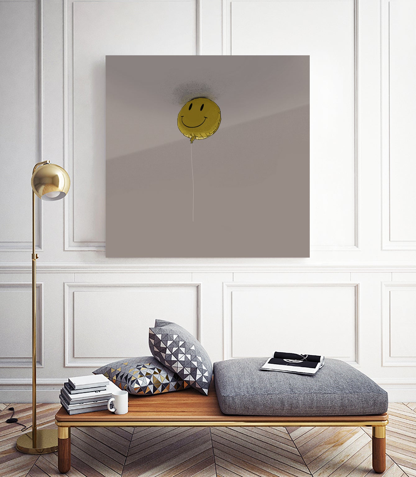 Day 14 by Jason Ratliff on GIANT ART - yellow digital painting