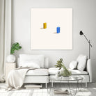 Six feet apart by Jason Ratliff on GIANT ART - yellow digital painting