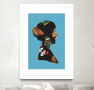 Nelly Aqua by Thomas Fernez on GIANT ART - blue digital drawing