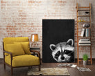 raccoon---I-m-not-sleepy- by Laura Graves on GIANT ART - black photo illustration