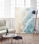 Soft Teal Gold Ocean Dream Waves #1 #water #decor #art by Anita & Bella Jantz on GIANT ART - green photo illustration
