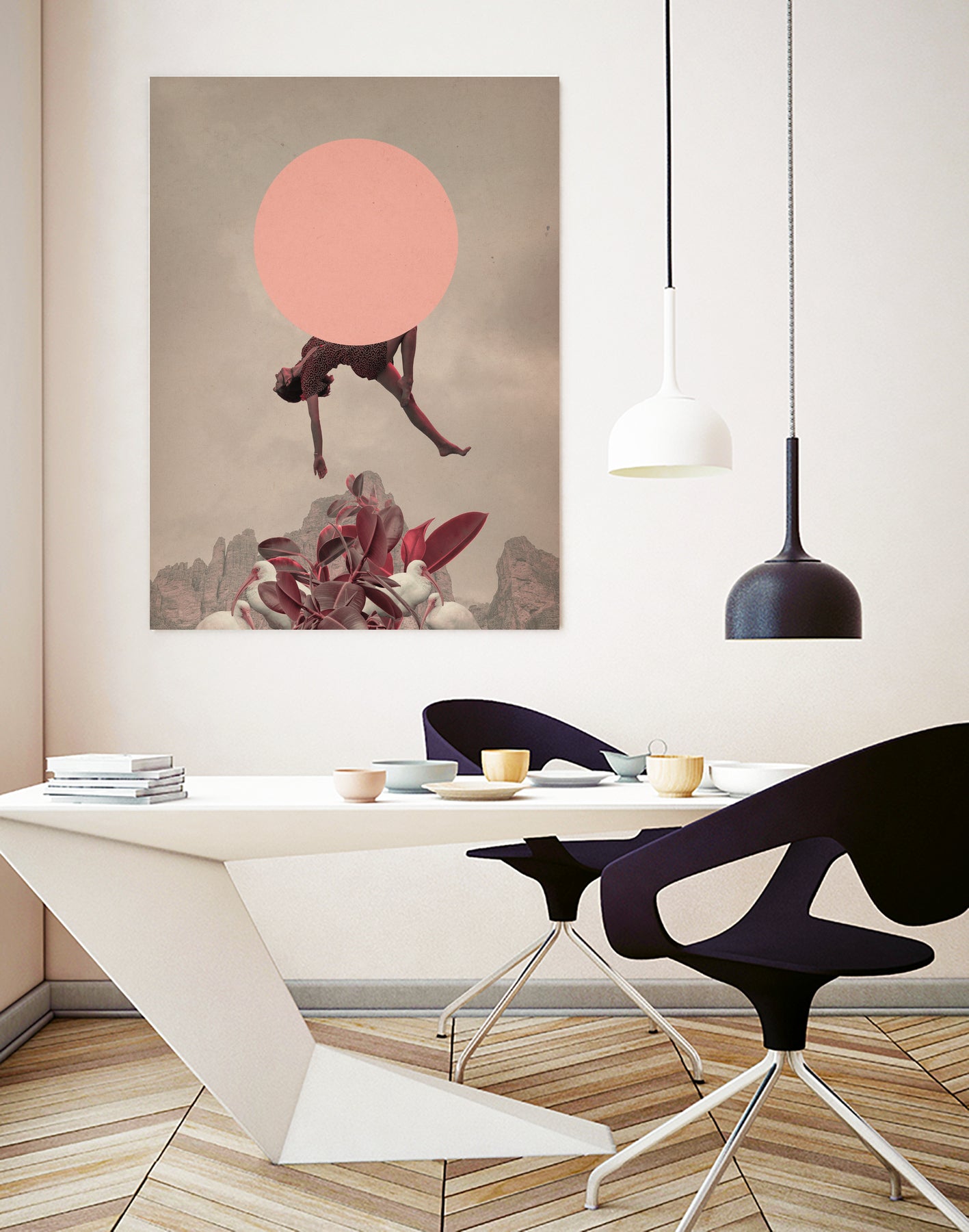 The Fall by Frank Moth on GIANT ART - pink photo manipulation