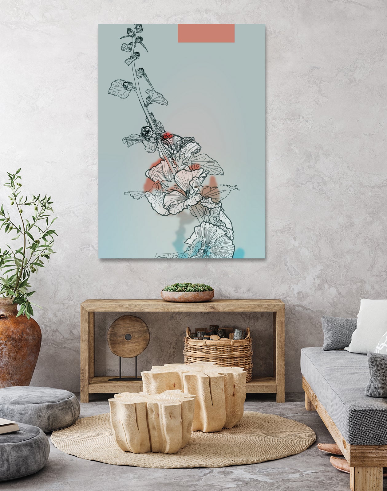 Mallow by Beata Wielgos on GIANT ART - gray digital drawing