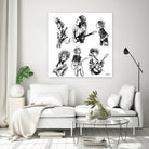 Josh Adam K by Charlie Casado on GIANT ART - white character design