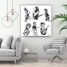 Josh Adam K by Charlie Casado on GIANT ART - white character design
