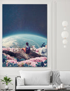 My world blossomed when I Loved You by Frank Moth on GIANT ART - blue photo manipulation
