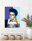 Elvis Presley by Art Style on GIANT ART - white digital drawing