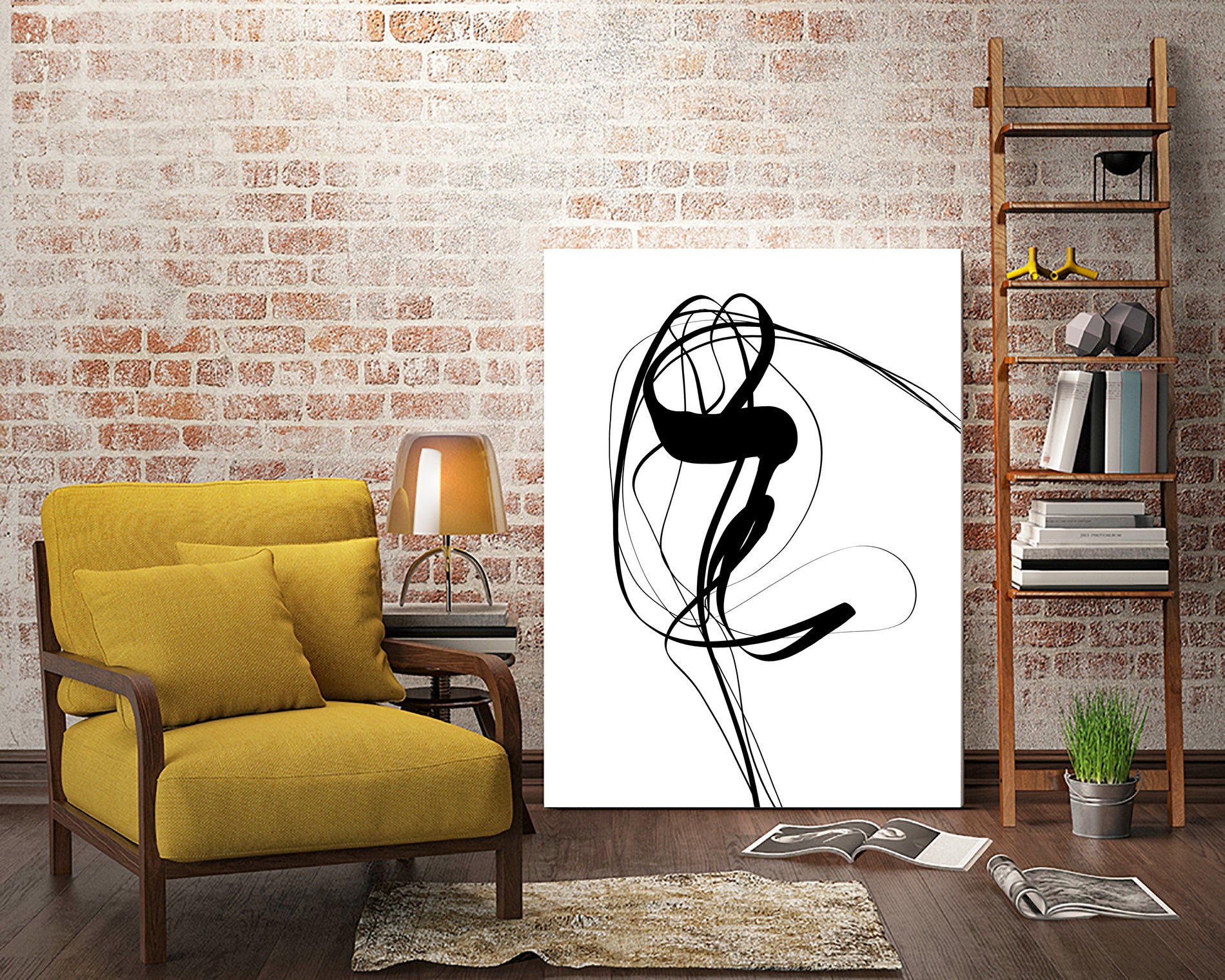 Free hand #121BW by Imre Tóth on GIANT ART - white digital painting