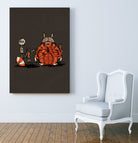 My Evil Neighbor by Daniele Quartu on GIANT ART - red digital drawing