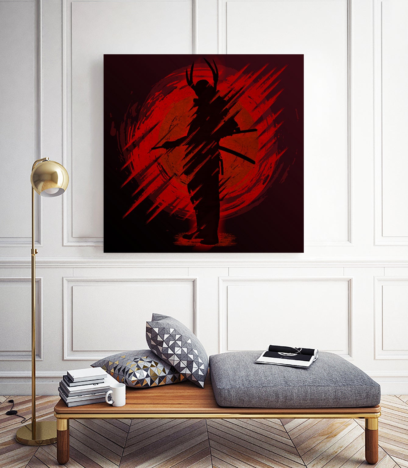 Red Moon by Ilya Danilov on GIANT ART - red digital painting