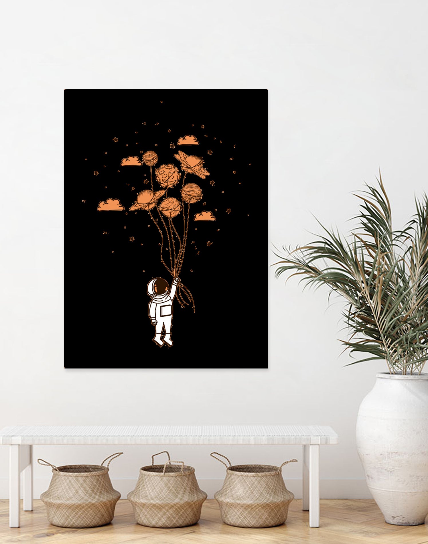 astronaut by diana stephanie on GIANT ART - orange character design