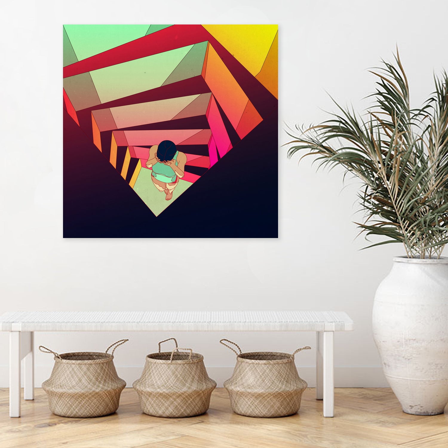 No Difference by Eric Petersen on GIANT ART - pink digital drawing