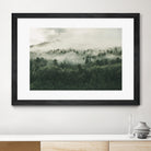In My Other World, The Heart Of My Heart, Mountain Fog by MOHAMED HOWA on GIANT ART - black digital drawing