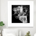 Game Over B-W by João Bello on GIANT ART - black mixed media