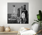 After Hours II B/W by João Bello on GIANT ART - black mixed media