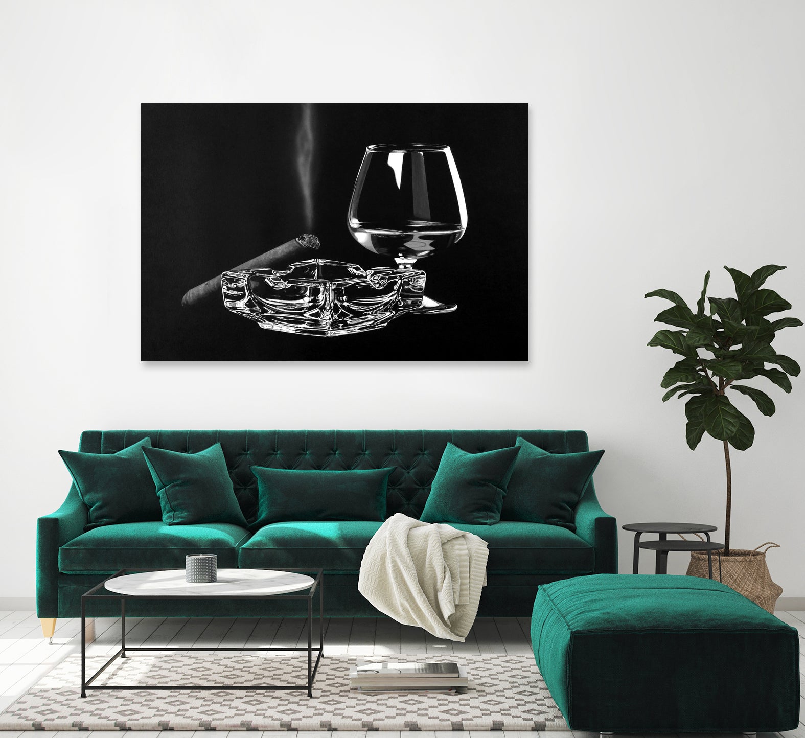 After Hours B/W by João Bello on GIANT ART - black mixed media