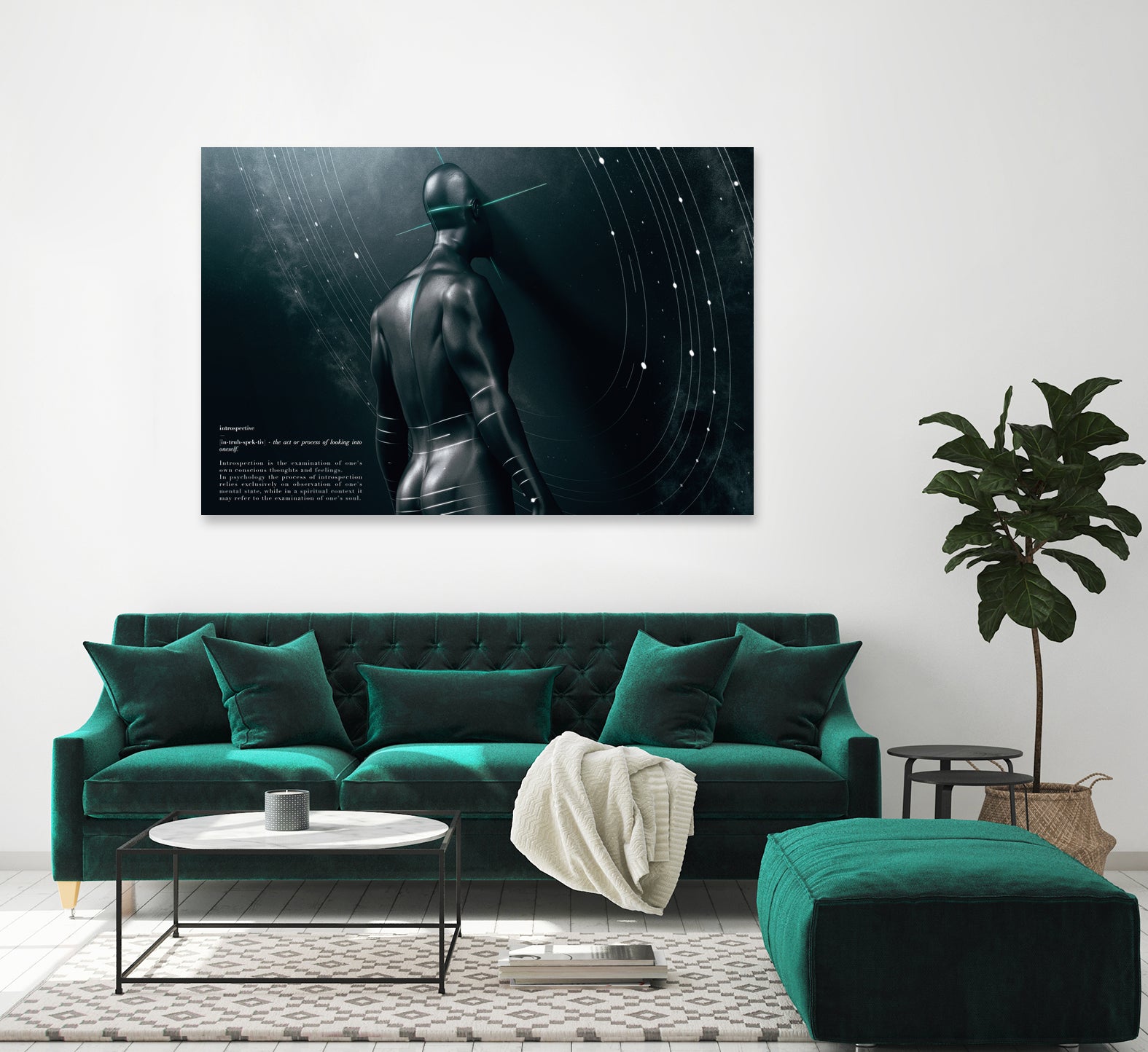 Space Man by Giulio Petrone on GIANT ART - black 3d art
