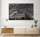 Canada Château Frontenac Artistic Illustration Rough by Renna Jason on GIANT ART - white cartooning
