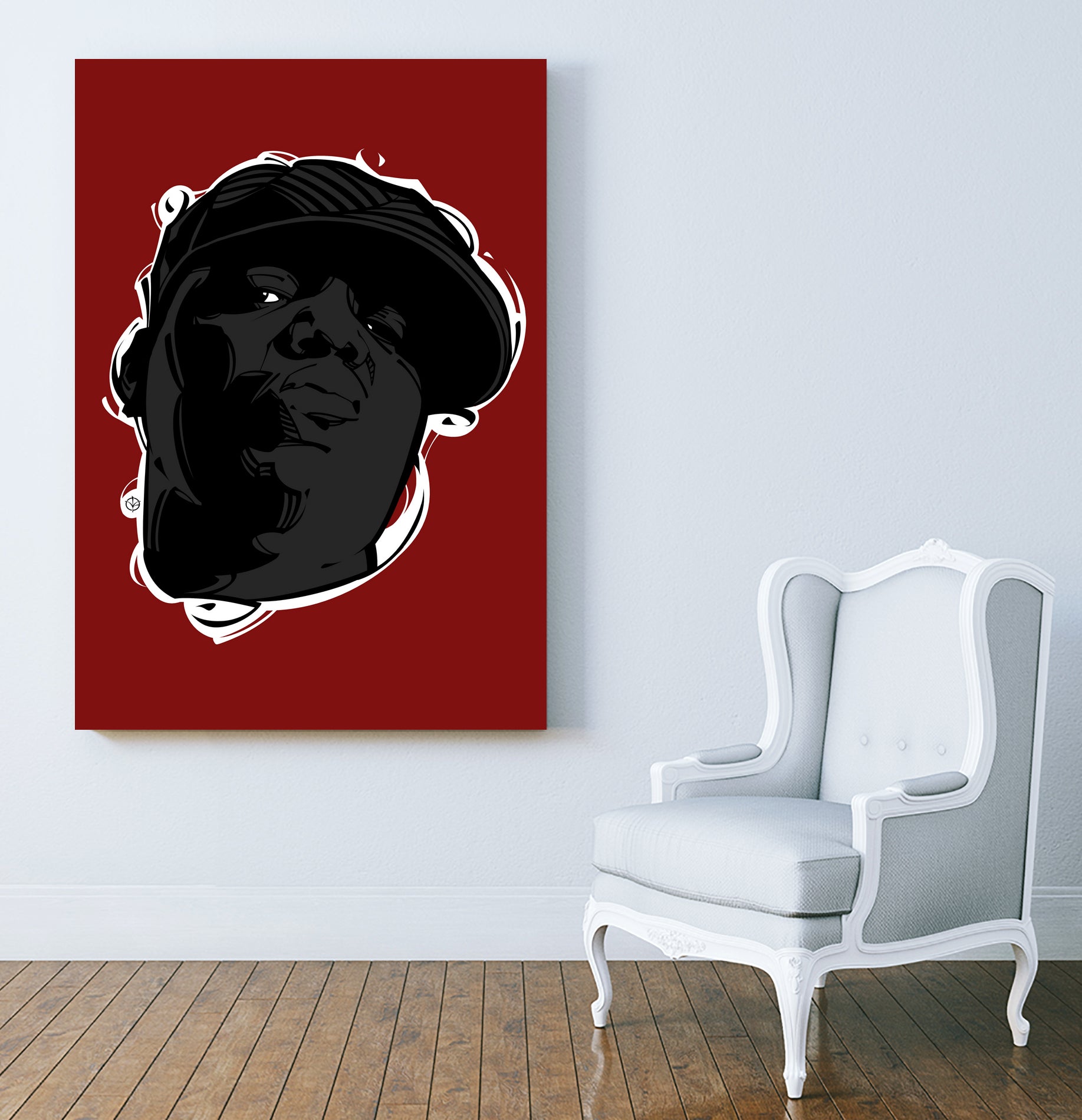 Big Poppa by Nikita Abakumov on GIANT ART - red digital painting