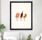 Let's All Go to the Lobby by Kelly Gilleran on GIANT ART - white mixed media